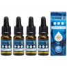 30% TRIPPLE TEN - 3.000 mg CBD, CBG, CBN - 10 ml - 4-pak - Cannol